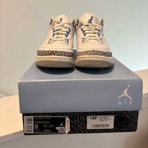 Air Jordan 3 Retro ‘UNC’ Size 8